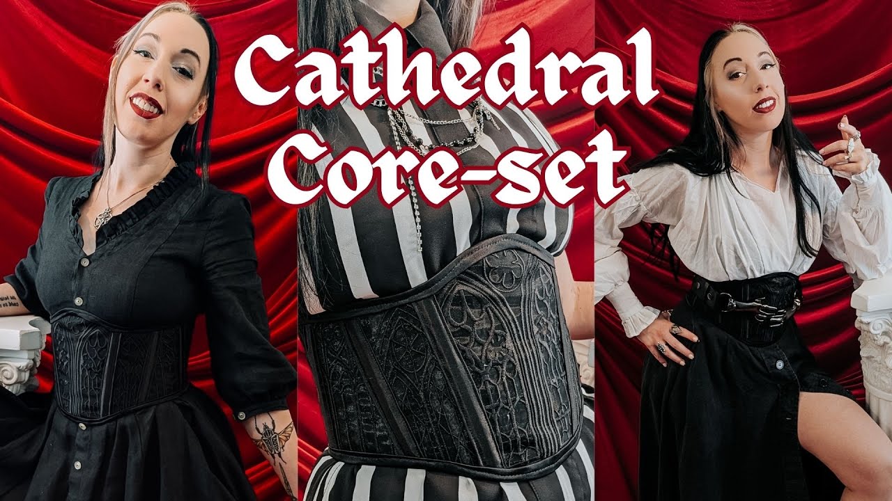 Making a Gothic Window Embroidered Corset