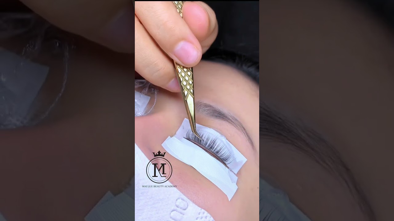 Dạy Uốn Mi Collagen kéo sợi 8D-10D tại #MaiLuuBeautyAcademy - Học Viện đạo Tạo Nghề Nối Mi