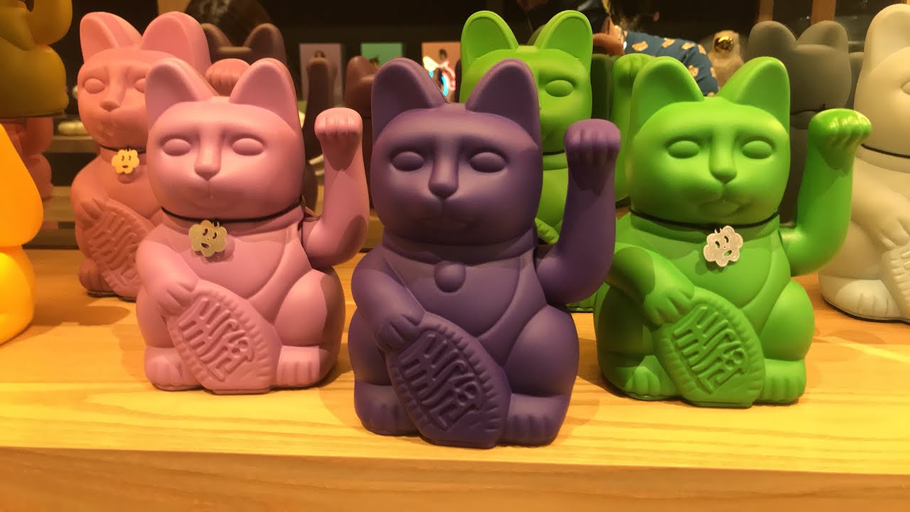 幸運繽紛招財貓 情人節快樂