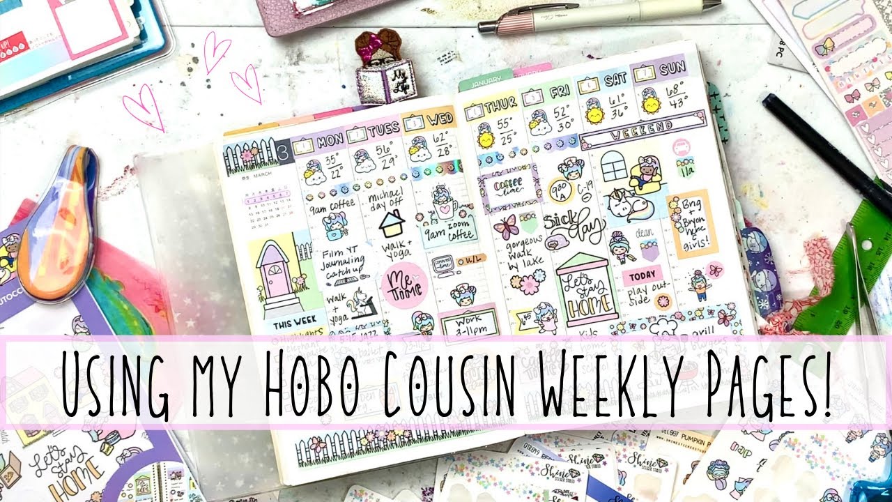 Memory Planning in my A5 Hobonichi Cousin Avec Weekly Pages | Plan with Me | Shine Sticker Studio