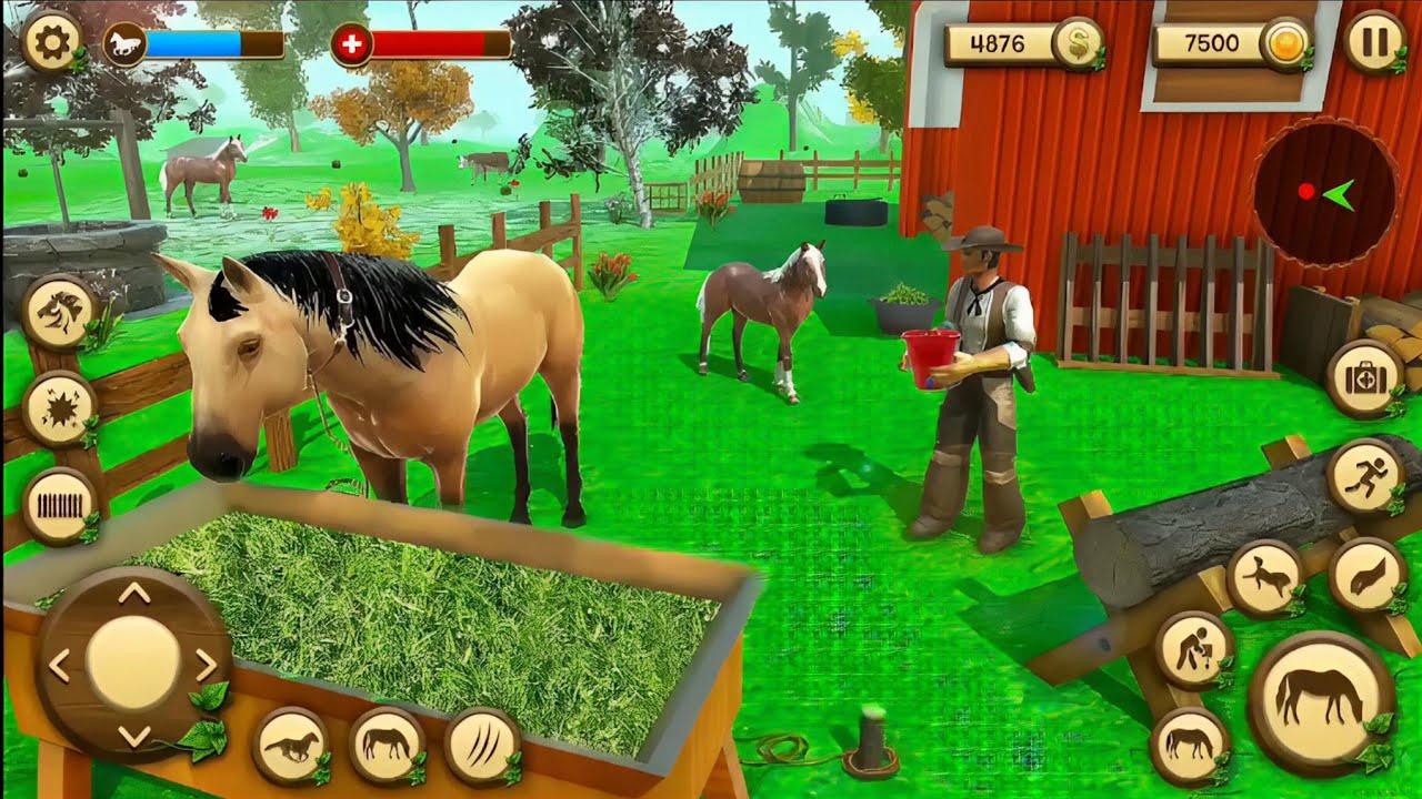 HORSE SIMULATOR LIFE SIM 3D ANDRIOD GAMEPLAY 