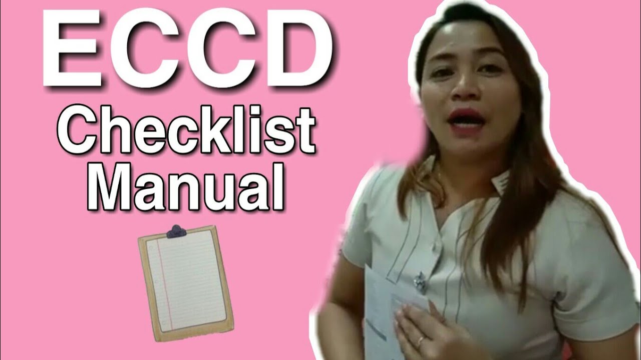 ECCD Checklist/ Manual