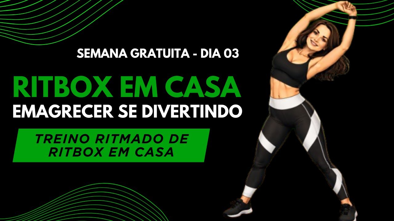 TREINO RITMADO DE RITBOX EM CASA💜SEMANA GRATUITA RITBOX EM CASA DIA 03
