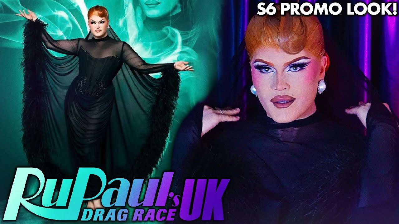 MY PROMO LOOK for DRAG RACE UK S6!! | *Femme Fatale Realness* | GRWM!