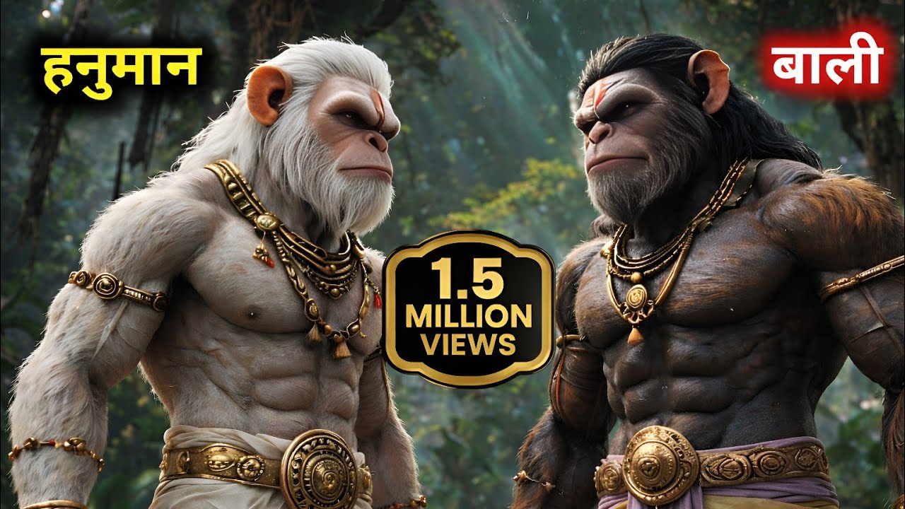 Bali Vs Hanuman| 🔴Bali Power 🔴 #kukufm #story #bhakti  #hanuman #bali #shriram #ram #ravan #facts