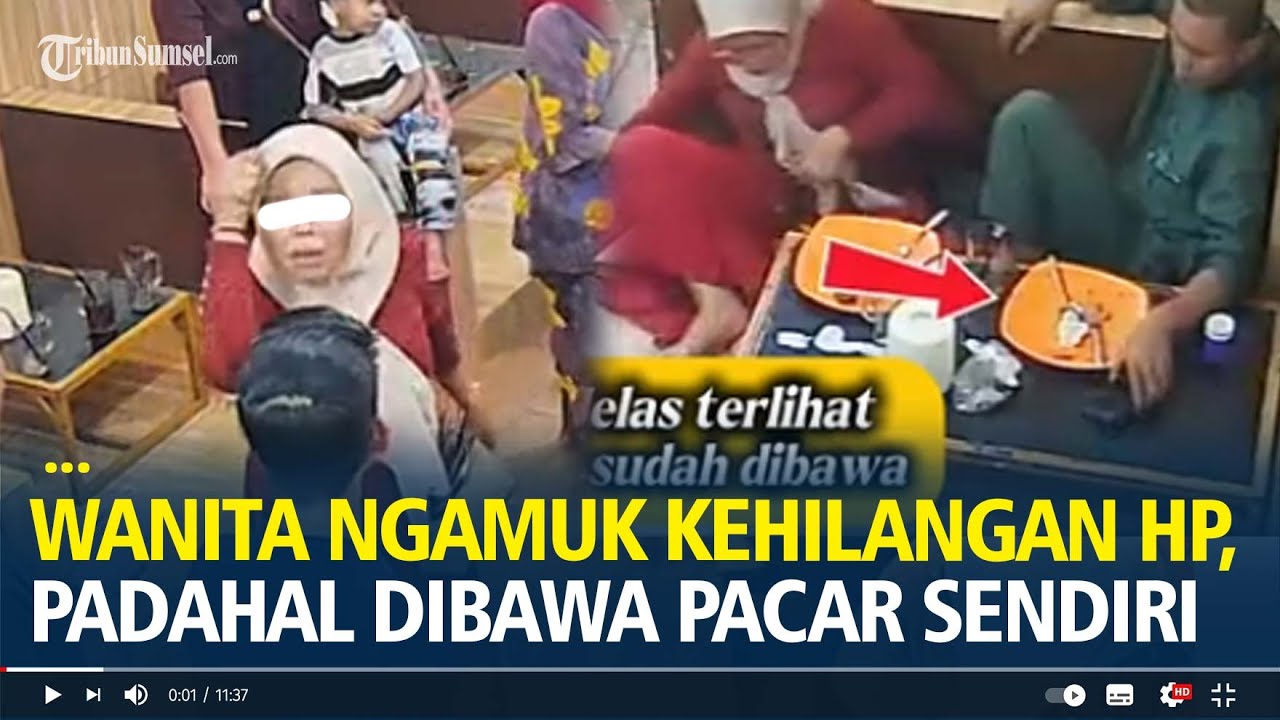 Viral Wanita Ngamuk di Restoran Usai Ngaku Kehilangan HP, Padahal Dibawa Pacar Sendiri