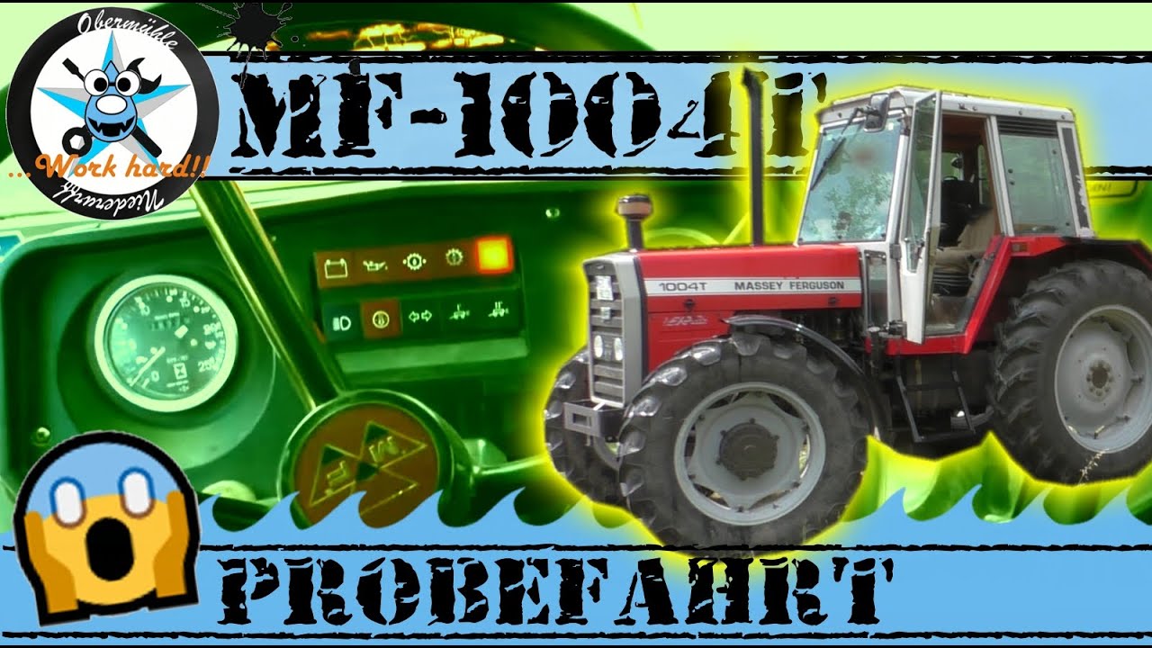 😈Mit dem Büffel in den Wald😈PROBEFAHRT mit MF1004T😱...erster Einsatz für den neuen Schlepper😱