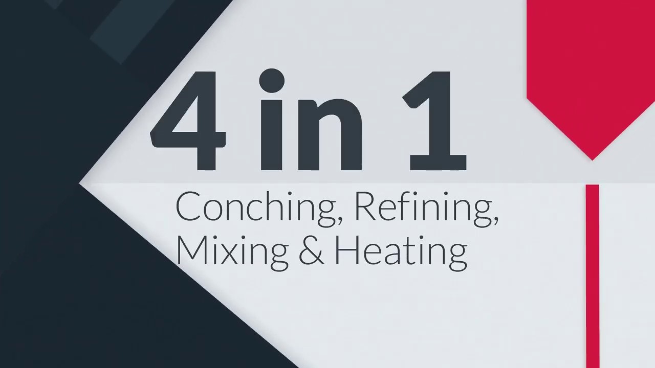 Conching, Refining, Mixing and Heating for chocolate and others