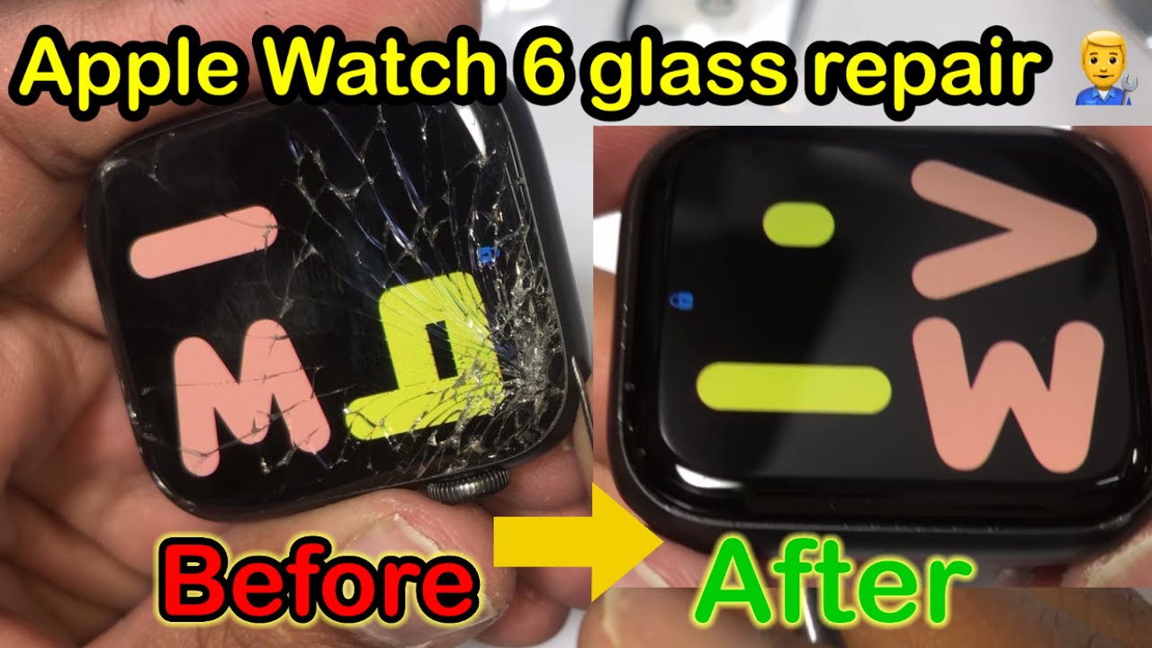 Apple Watch series 6 glass replacement.Series 6. 44mm