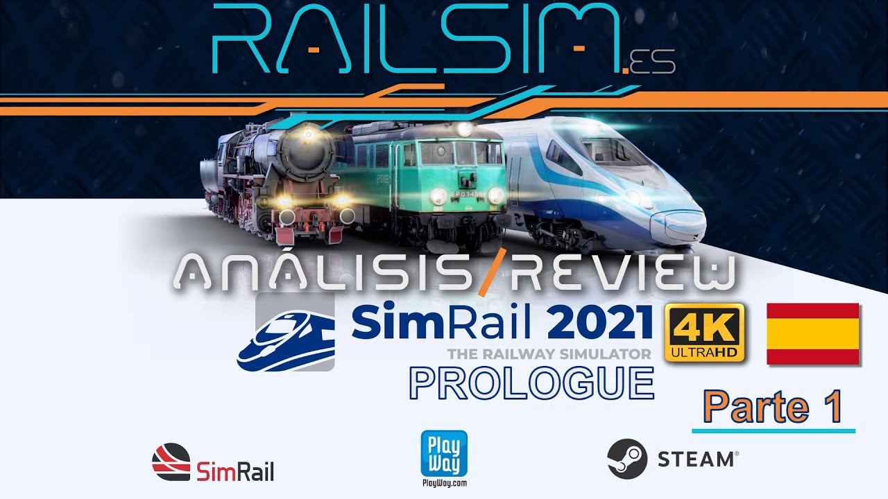 😲 SimRail 2021 - Prologue 🚆 The Railway Simulator 📝✅Análisis/Review #1# en Español 🟥🟨🟥 🌍RailSim.es