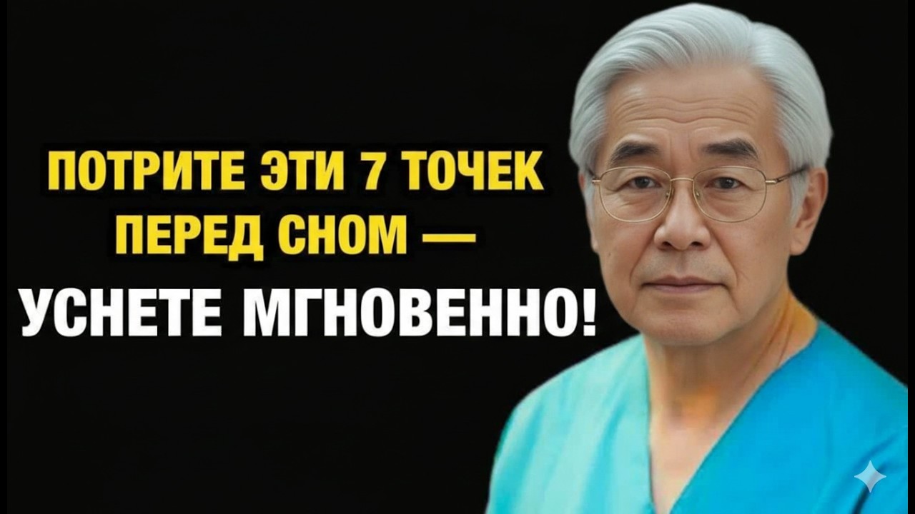 После 60 Лет Обязательно Касайтесь Этих 7 Точек Перед Сном - Сон Станет Глубоким, А Жизнь Длиннее