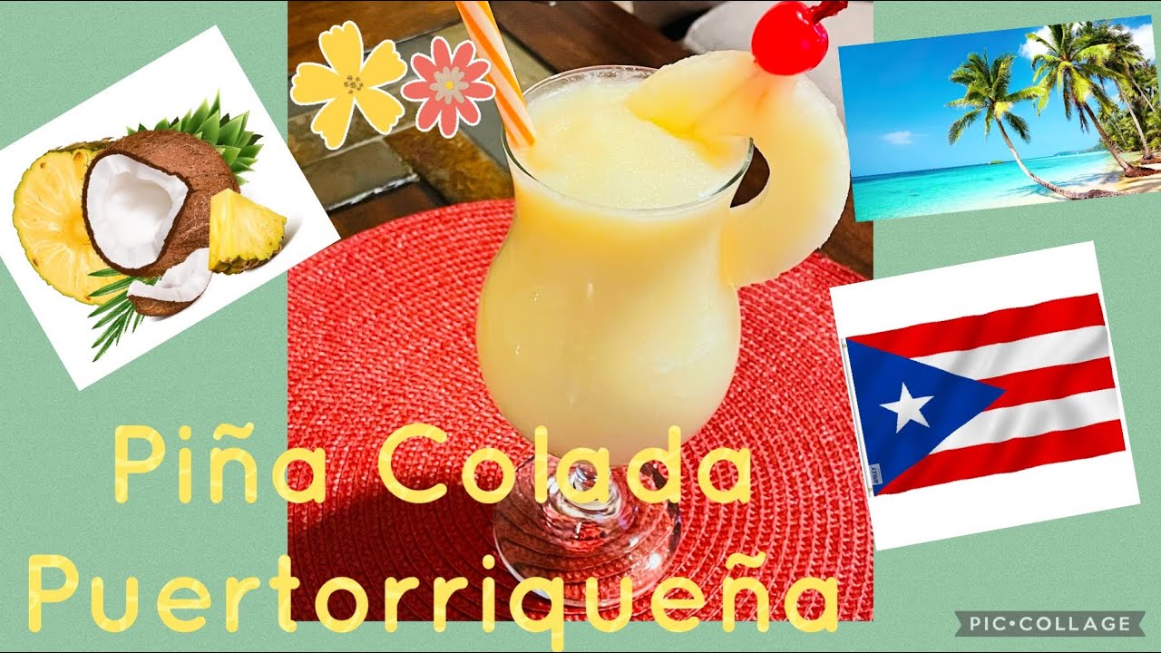 Piña Colada Puertorriqueña 🇵🇷🍍🥥🌴