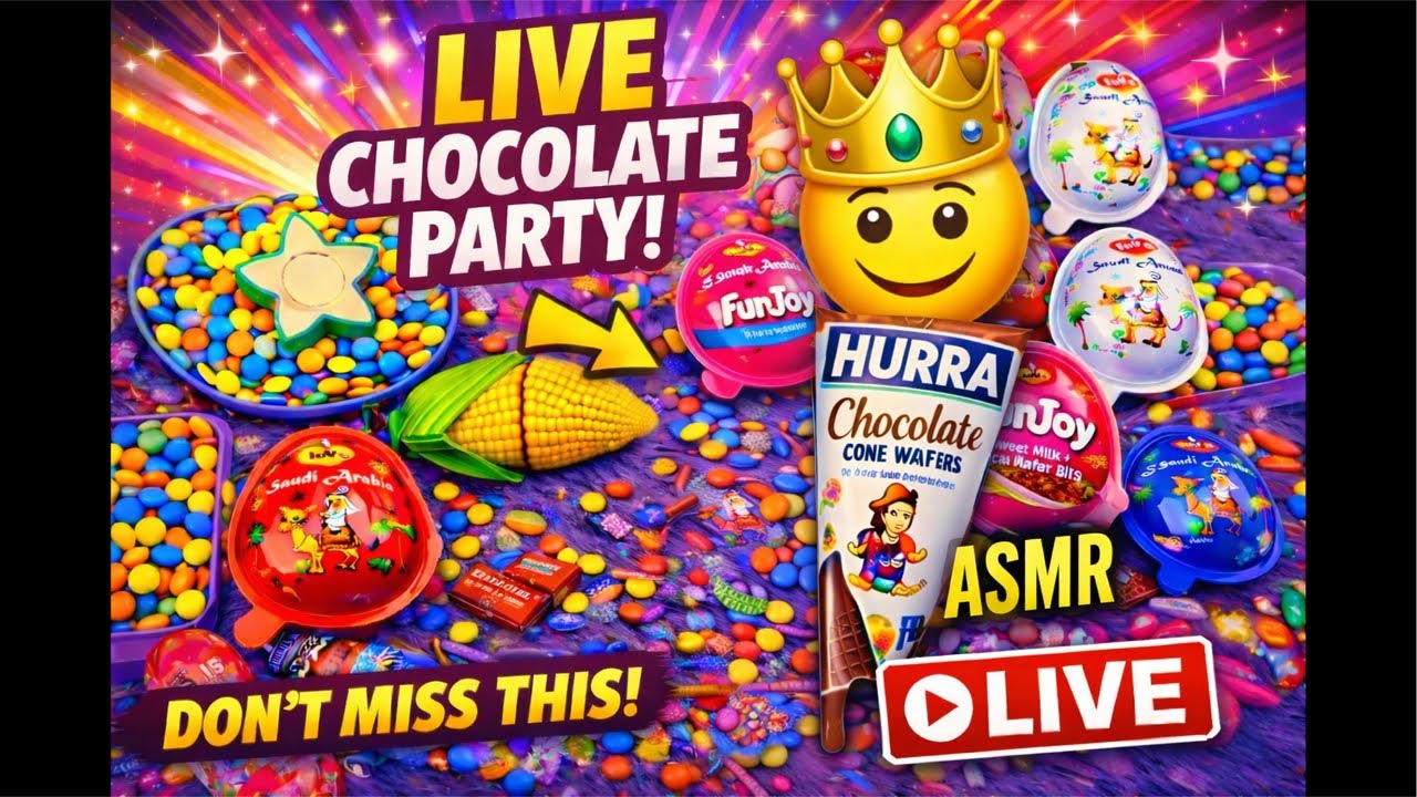 satisfied video with candy asmr 🍭🍭🤡unboxing🤡 #asmr #livestrem
