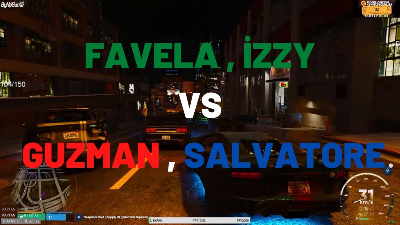 Favela , İzzy VS Guzman , Salvatore  - BORP