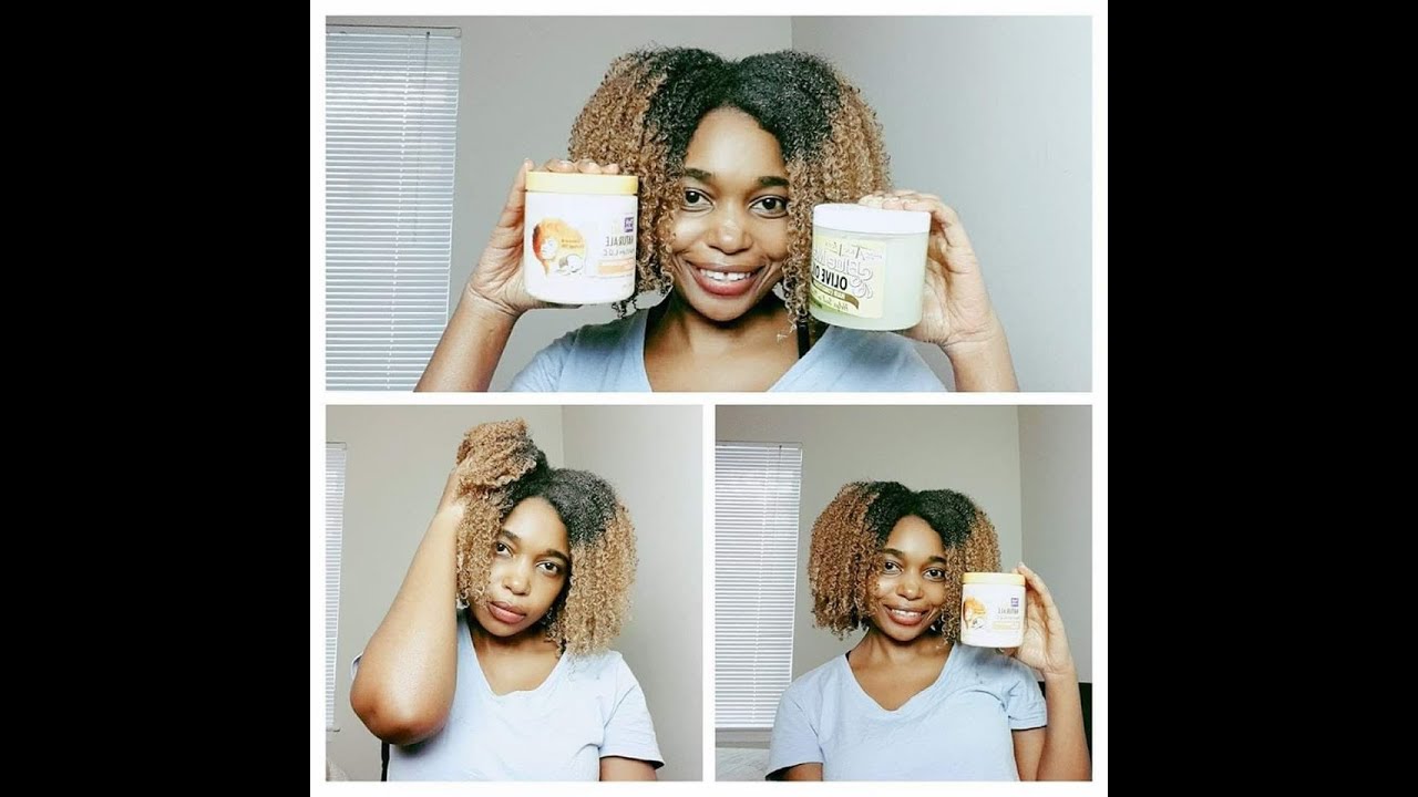 BOUNCY CURLS USING NATURALE MOISTURE L.O.C & BLUE MAGIC OLIVE OIL HAIR CONDITIONER ON NATURAL HAIR.