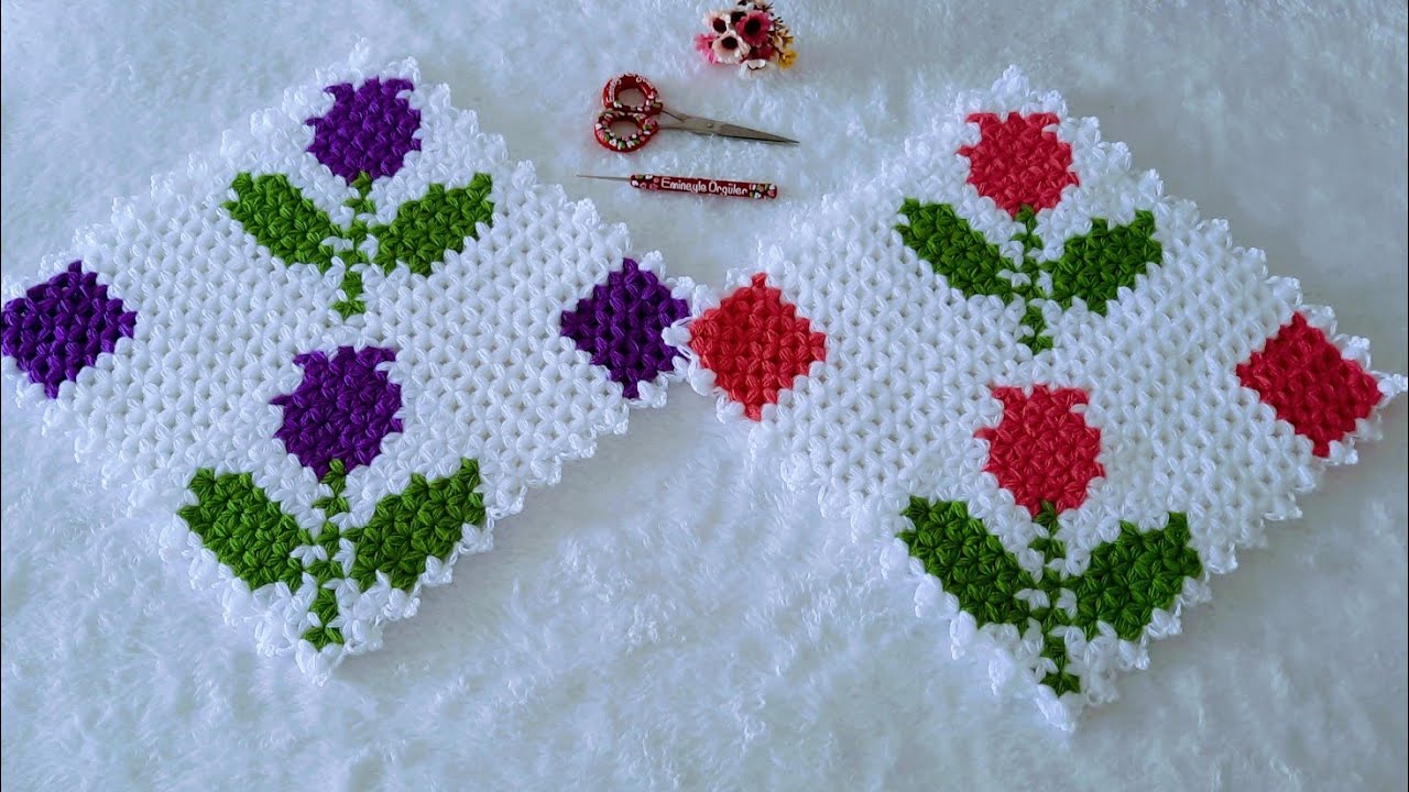 2024💜muhteşem lale model 🌹the most beautiful tulip model 🧶tasarım @ip_ile_tigin_hikayesi_cgdm5561