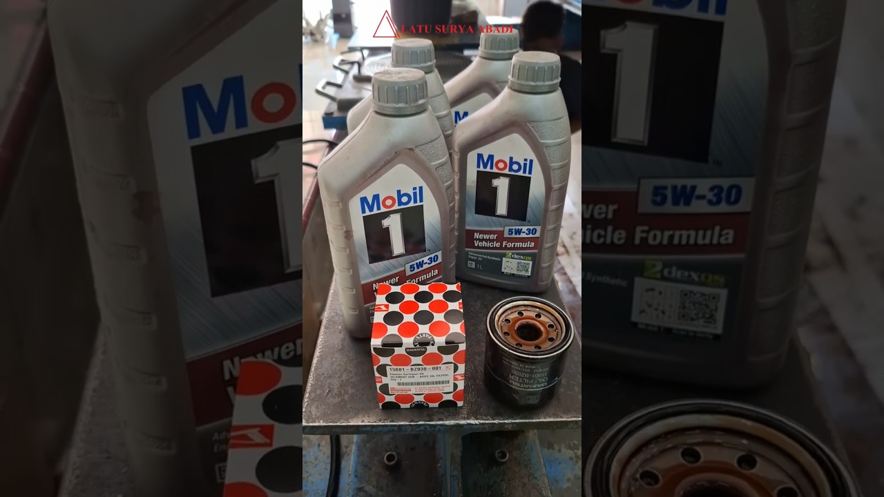 Yaris Cross Ganti Oli Mobil 1 5W-30 + Filter Oli#olimesin #olimobil #bengkelmobil #latusuryaabadi