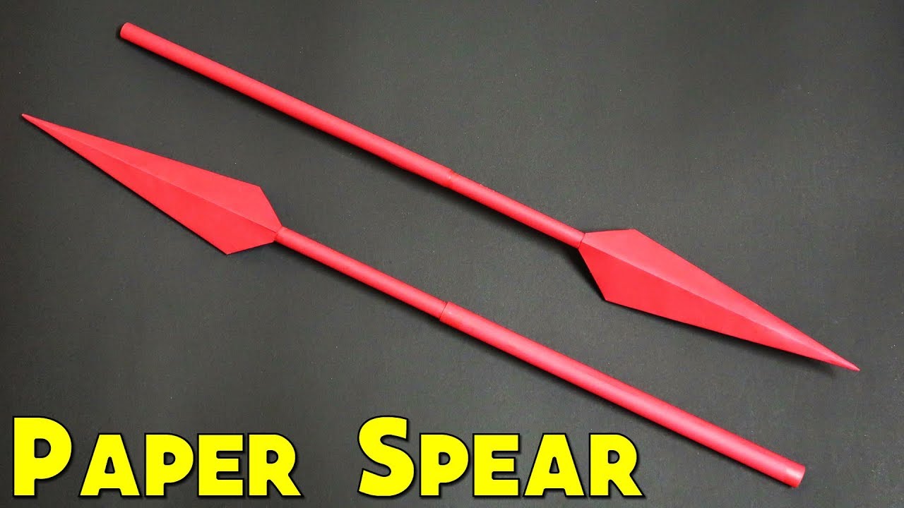 How to make a Paper SPEAR | Paper Weapon | Easy | Tutorial