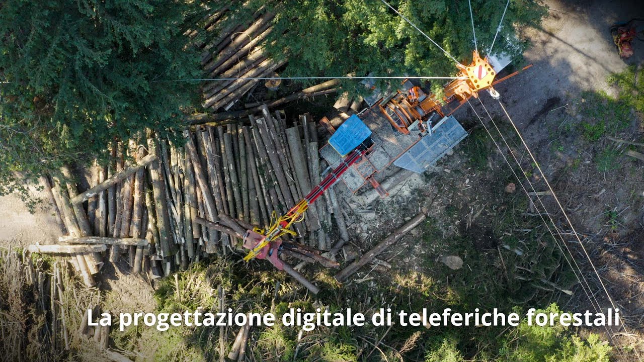Progettazione digitale di teleferiche forestali ottimizzata grazie a un progetto di ricerca del WSL