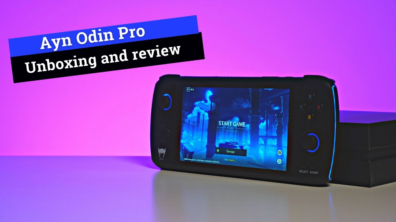 Ayn Odin Pro Part 1 Unboxing  | Retro Gaming Review 2023
