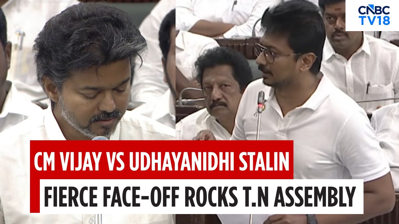 Udhayanidhi Stalin Questions CM Vijay Over Mekedatu Dam, Farm Loan Waiver in Assembly | TVK Vs DMK