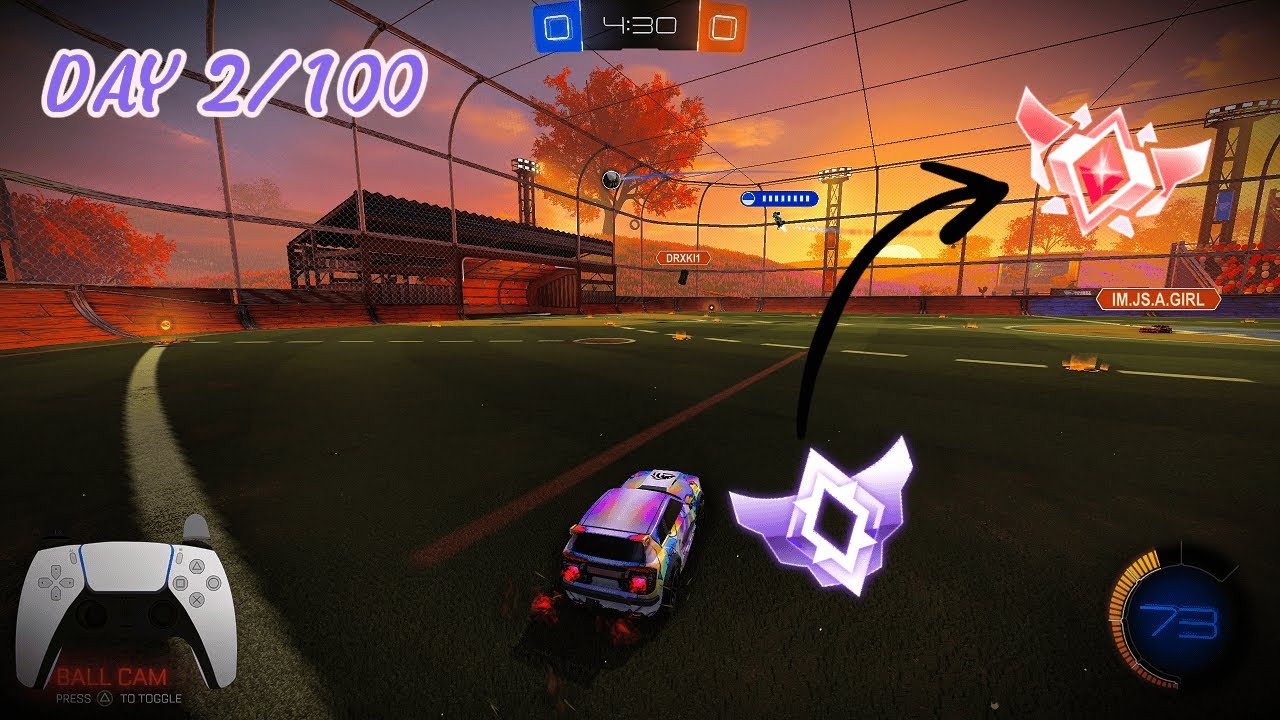 Rocket League | Road to Pro in 100 Days | 2s Rank Up games 🚀 German Commentary