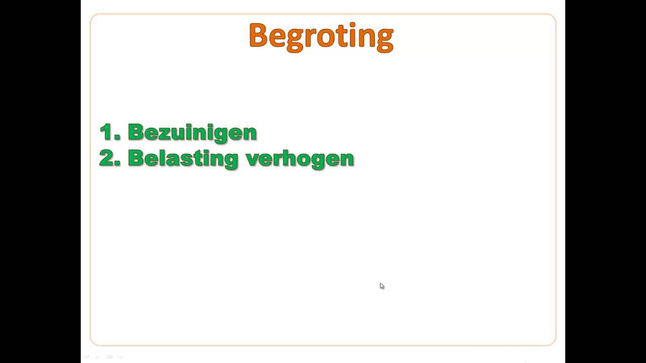 De Economie Coach: Begrotingssaldo en financieringssaldo van de overheid