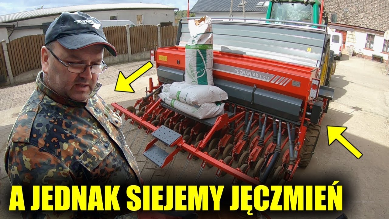 Nastąpiły Zmiany! ☆Zdecydowaliśmy Się Na Siew Jęczmienia ☆Vlog z Tatą