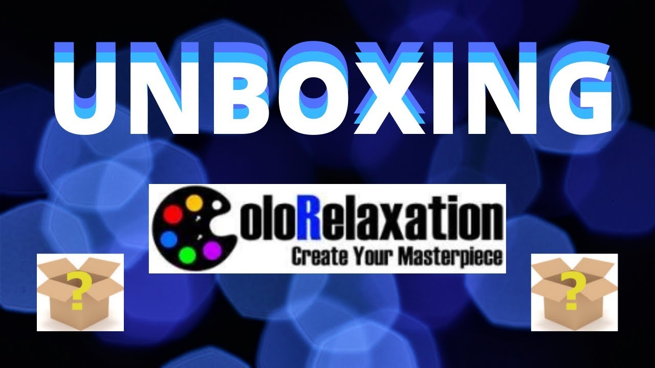 Beginner Friendly Unboxing with Tips and Tricks | ColoRelaxation Unboxing | Abstract Crafter