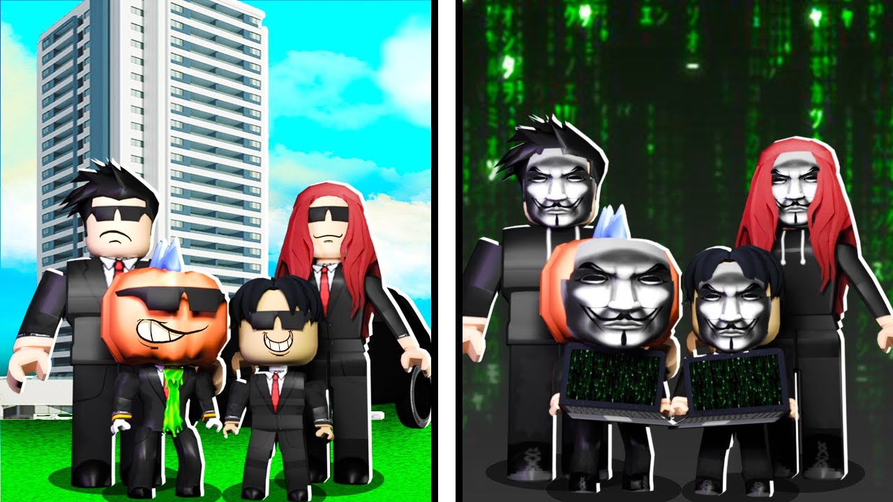 SECRET AGENCY FAMILY Vs SECRET HACKER FAMILY In Roblox Brookhaven RP With O1G