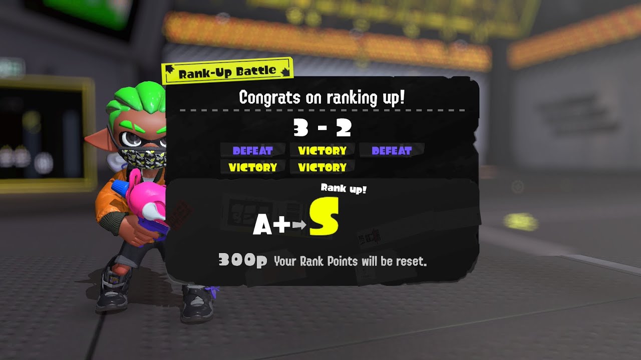 My road to S rank in Splatoon 3