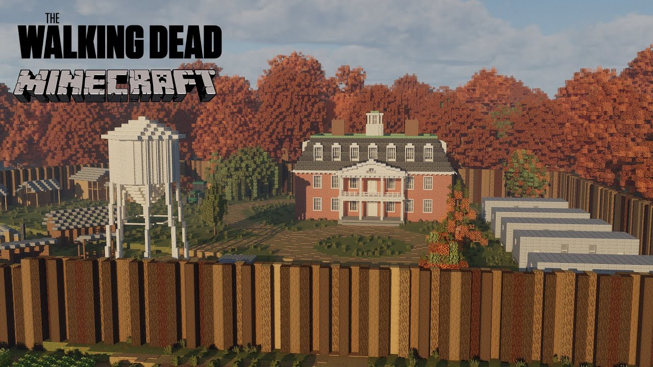 I've built HILLTOP from THE WALKING DEAD IN MINECRAFT 