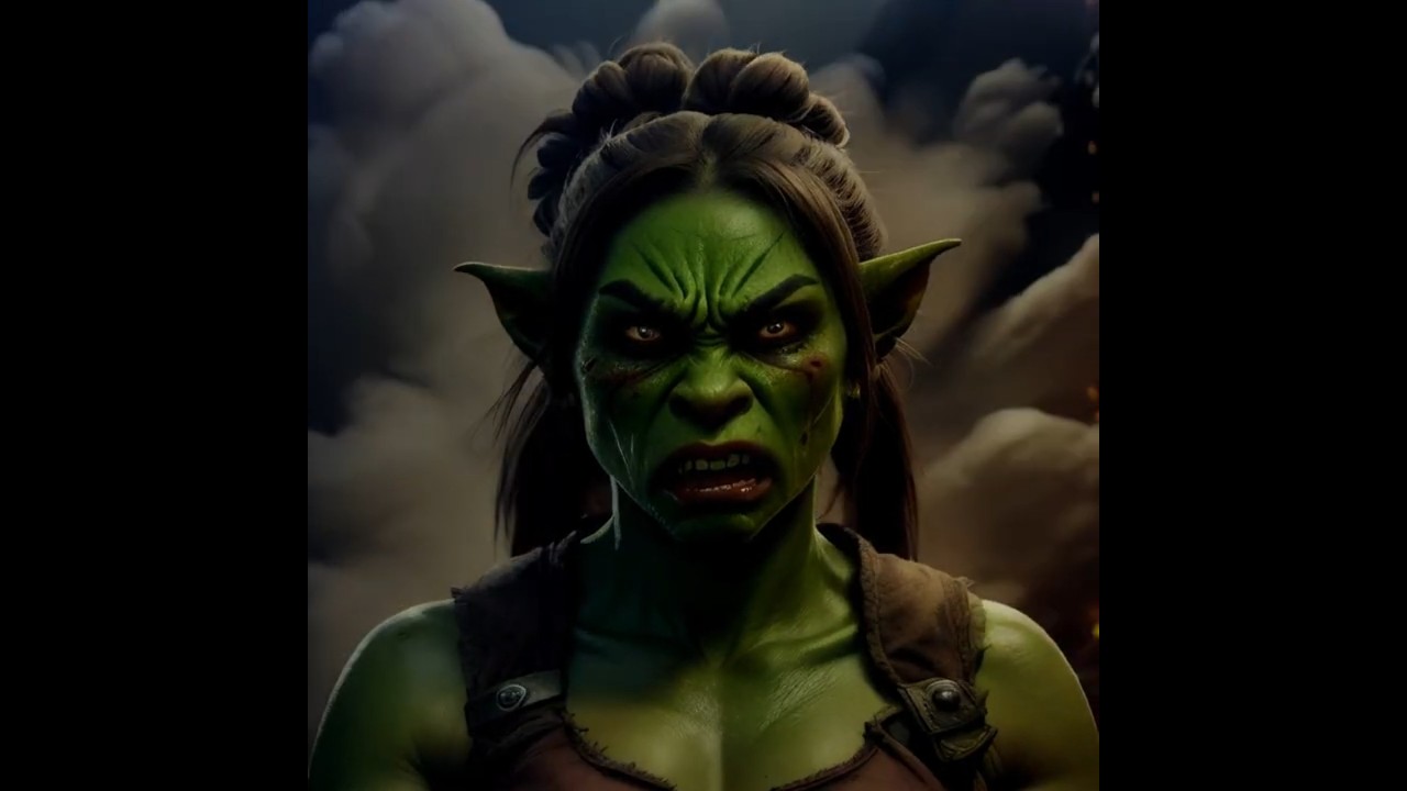 Angry Orc Girl