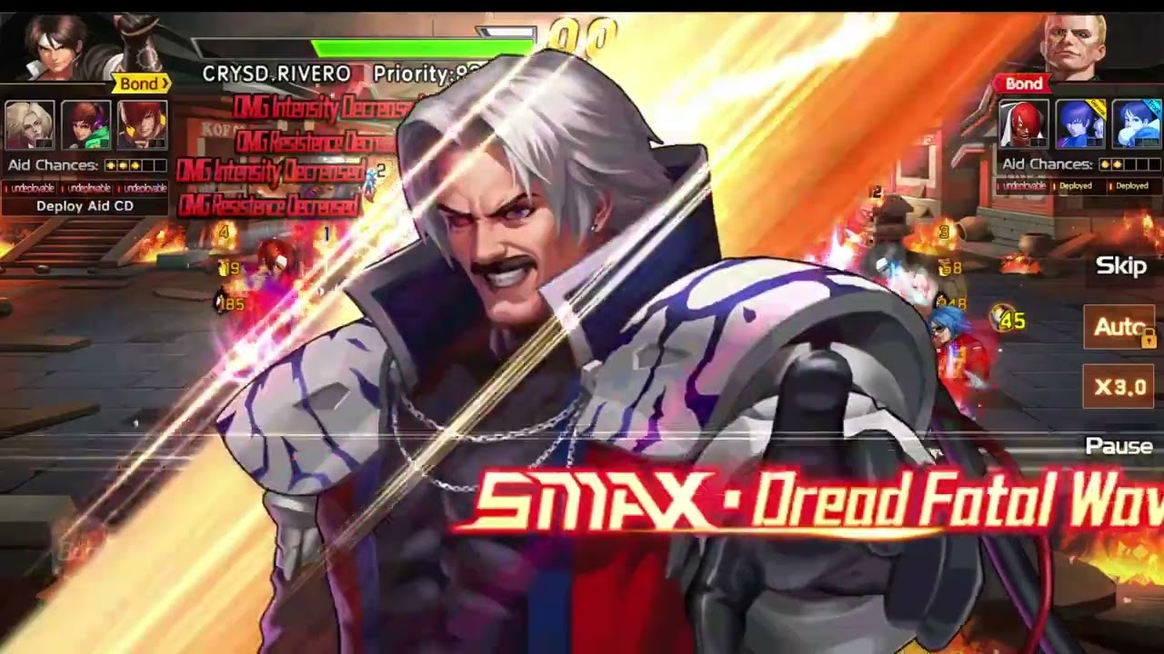 Orochi con lake en arena. Kof 98 um ol arena