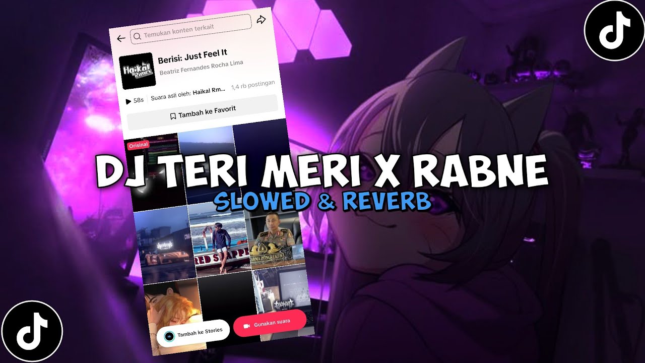 DJ TERI MERI X RABNE ( Slowed & Reverb ) 🎧