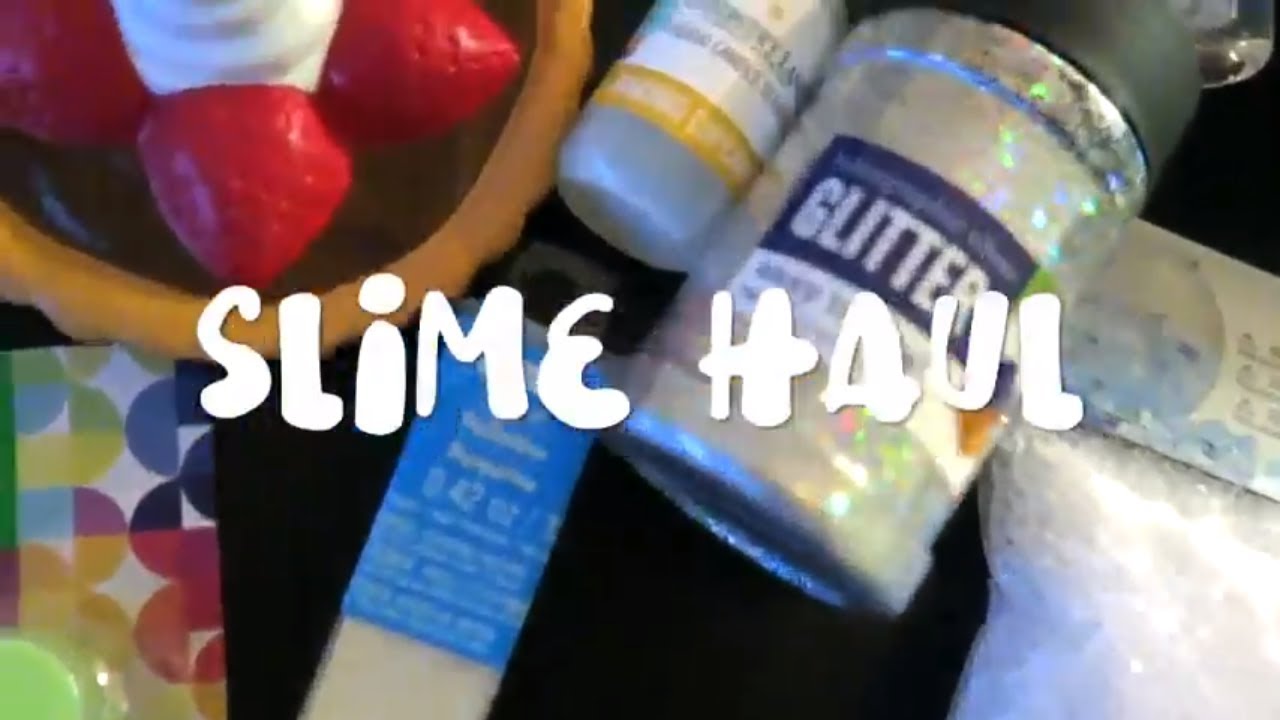 Mini Slime Haul! Michaels, Walmart, and more!