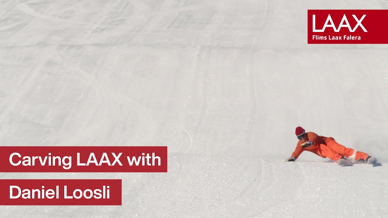 An early morning in LAAX skiing on perfectly groomed slopes | Following Loosli