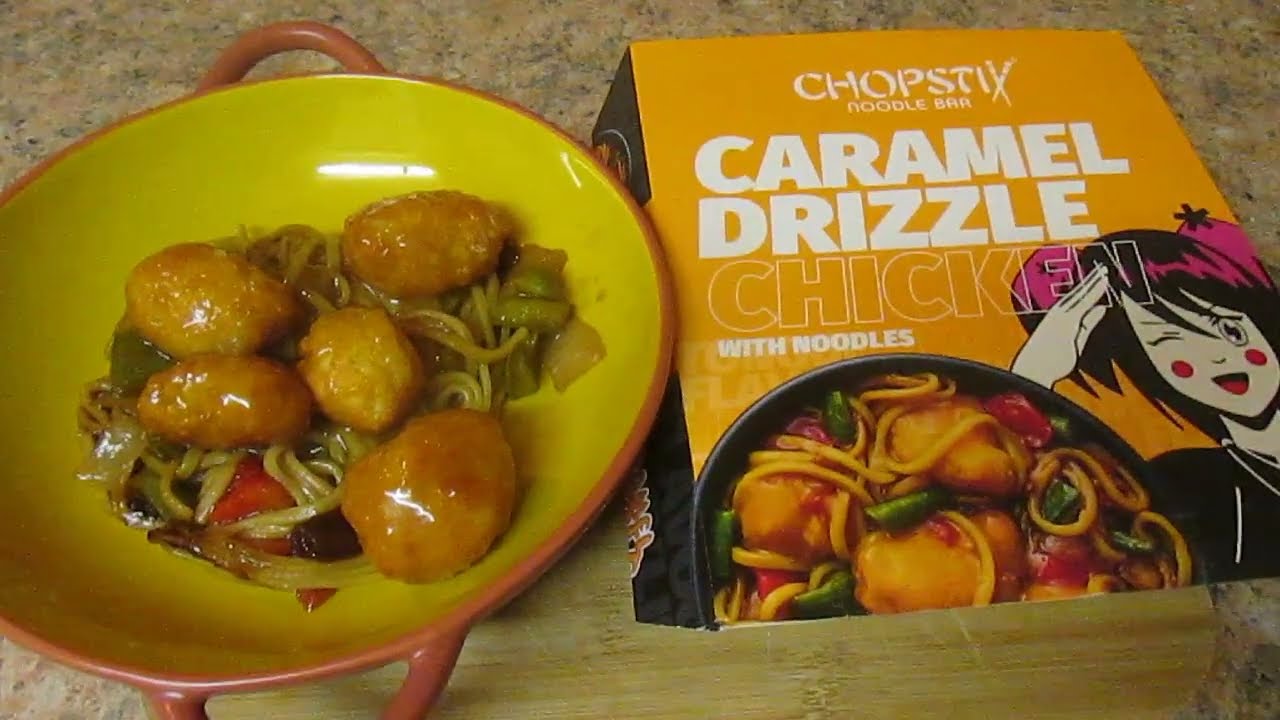 Caramel Drizzle Chicken - Chopstix Noodle Bar - Iceland - £4.00 - Asian Food Review