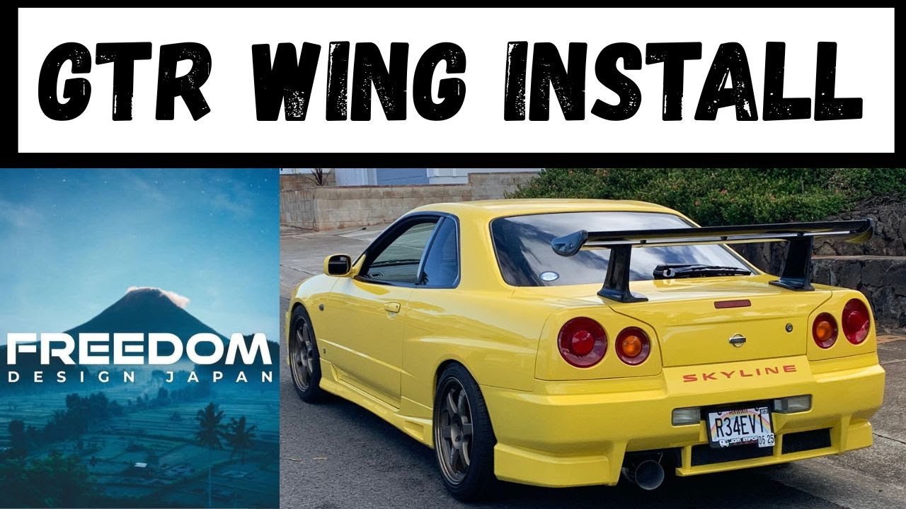 GTT - GTR wing install