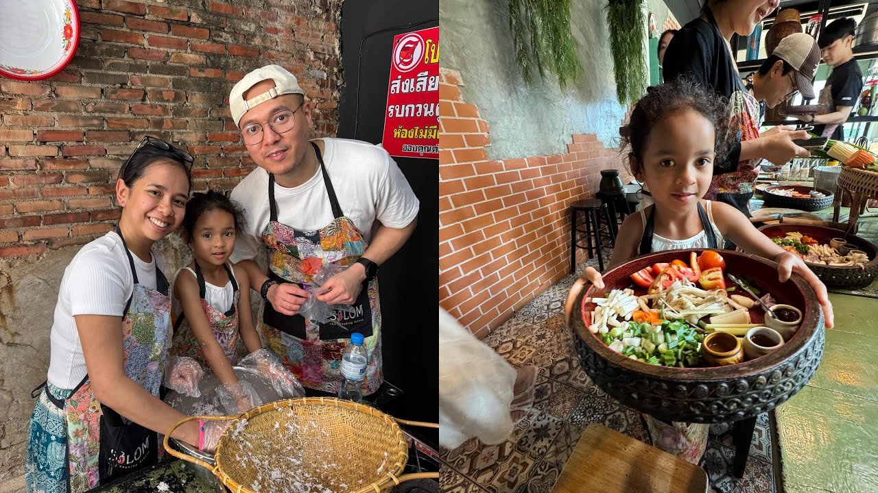 Feeling chef! at a cooking Class in Thailand | Family friendly activity
