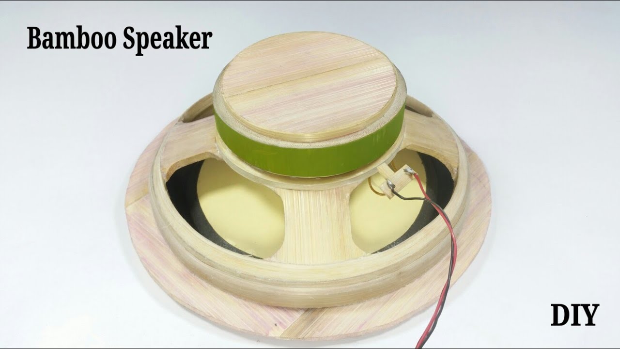 Home Make  speaker from bamboo