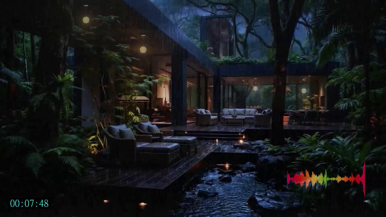 Natural rain ambience designed to support deep calm and relaxation