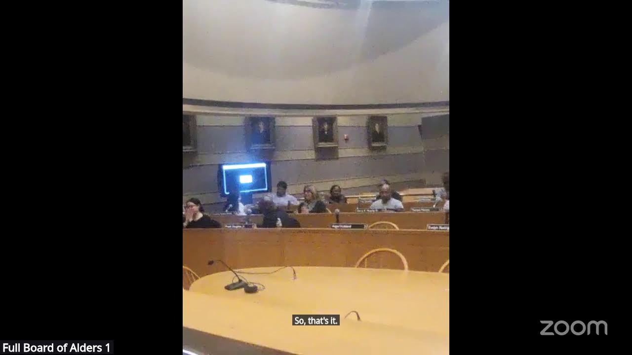 Full Board of Alders Meeting 11/177/2025