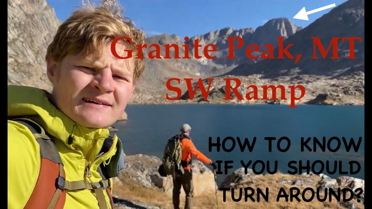 Granite Peak, Montana - climbing the SW Ramp