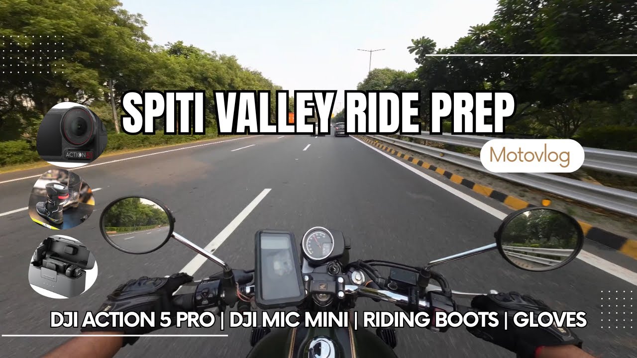 Spiti Valley | Ride Preparation | We are coming Spiti | DJI MIC MINI | Riding gears #hness #cb350