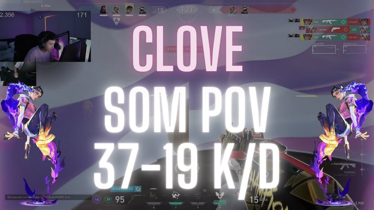 NRG s0m POV Clove на Haven 37-19 K/D (VALORANT Pro POV)