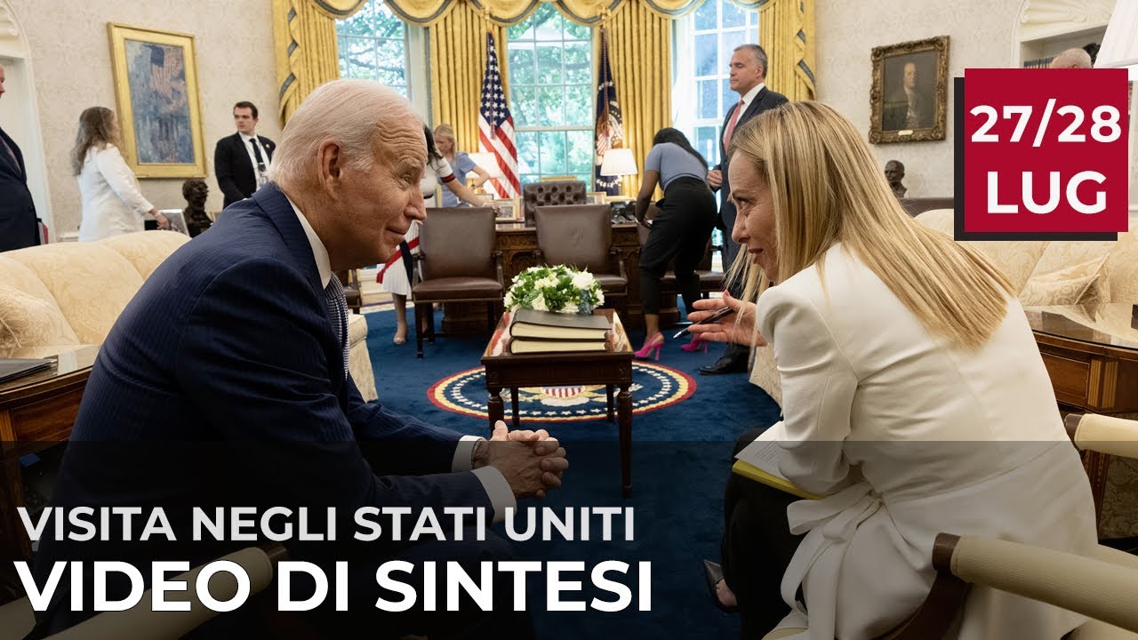 Visita del Presidente Meloni negli Stati Uniti d'America