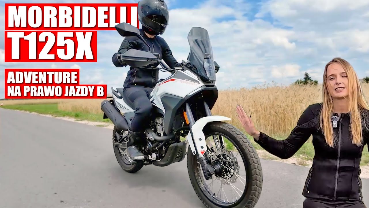 Morbidelli T125X. Masz tylko prawo jazdy B i chcesz zakosztować przygód? Motocykl Adventure 125 cm³