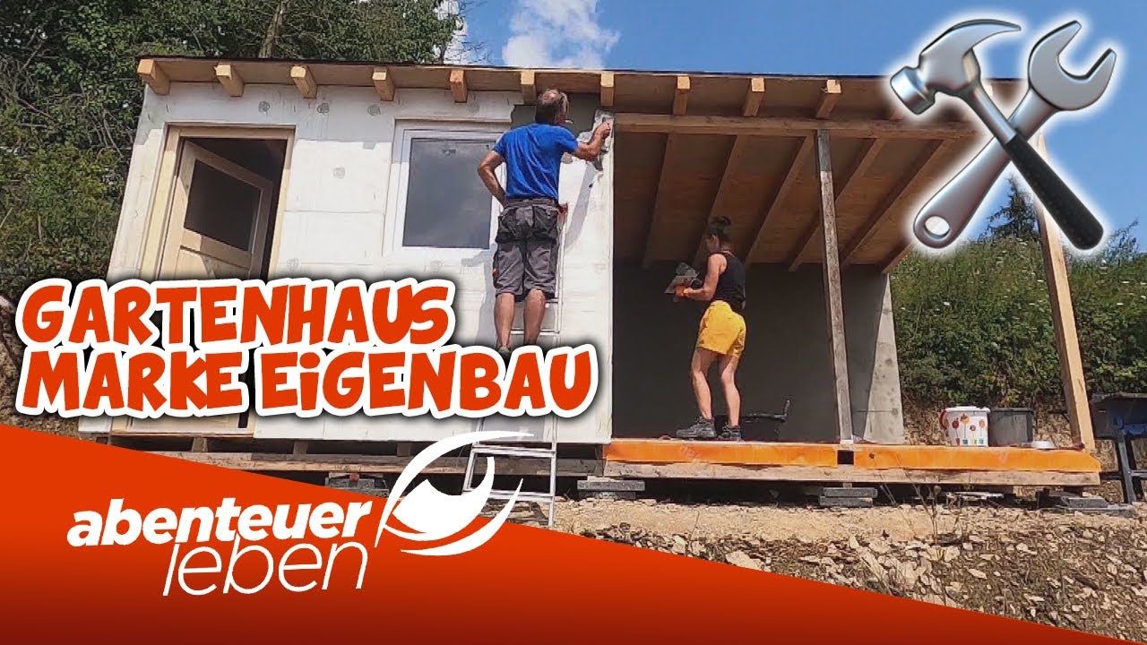 Komplett aus RECYCLING-MATERIAL! 🏗️😍 Knitters bauen ein Gartenhaus | Abenteuer Leben