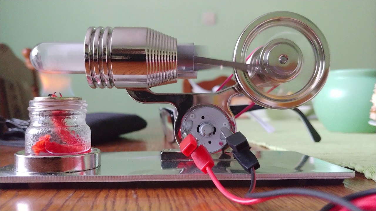 Silnik strilinga z allegro. Stirling engine